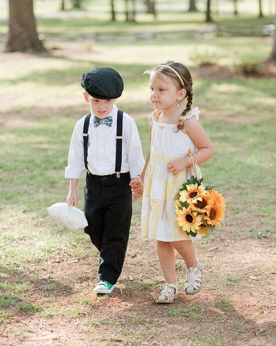 How to Make Sure Your Flower Girl and Ring Bearer Get It Right Flower Girl and Ring Bearer