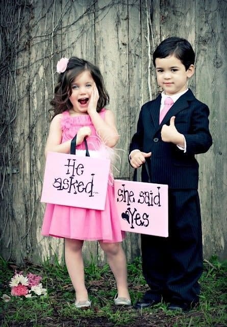 Flower Girl and Ring Bearer Photo