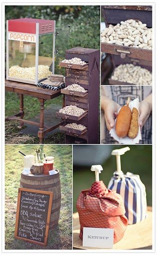 Carnival Wedding Food