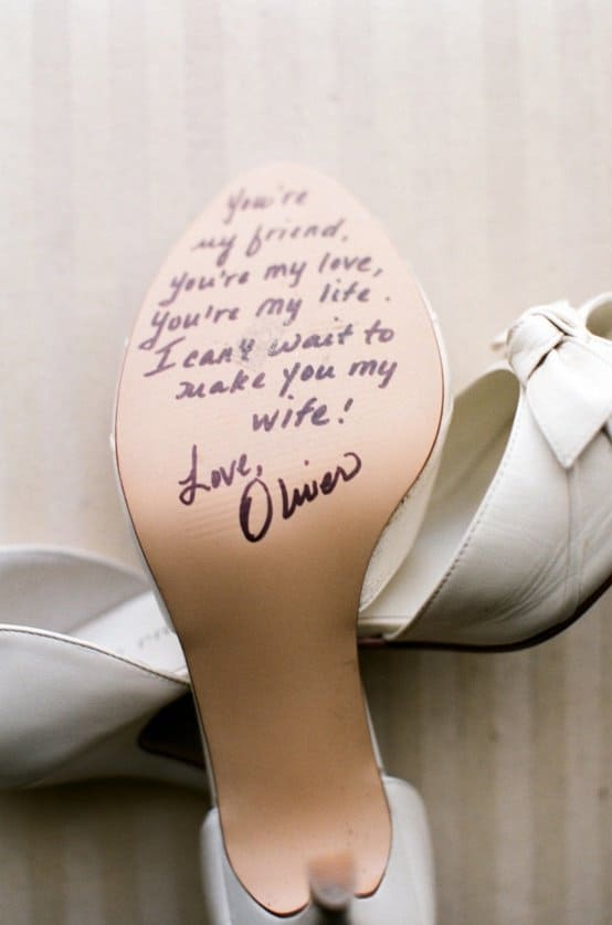 Making Your Wedding Day Special: 4 Ideas Wedding Shoe Message