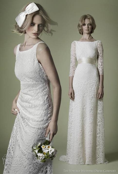 Beautiful Vintage Wedding Dresses Lace Vintage Wedding Gown