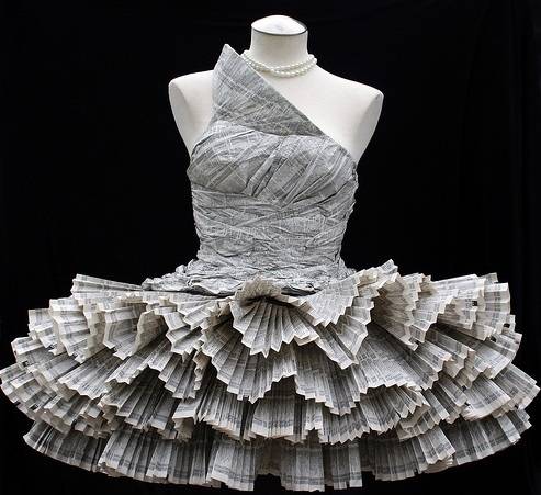 6 Crazy Wedding Dresses Newspaper Wedding Dress