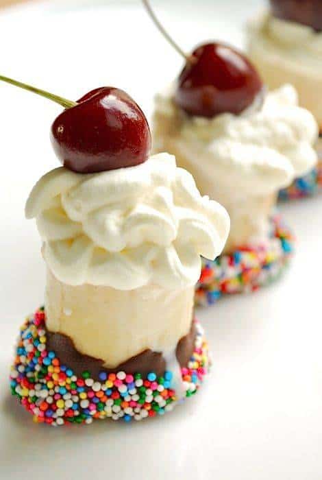 5 Bridal Shower Cheats and Hacks Bite Size Banana Splits