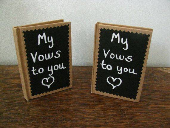 5 Ways to Keep Your Wedding Vows as Mementos Wedding Vow Books