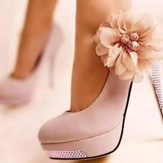 Blush Wedding Shoes