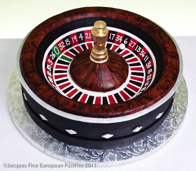 Roulette Wheel Wedding Cake