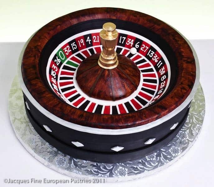 Non-Traditional Wedding Cake Ideas Roulette Wheel Wedding Cake