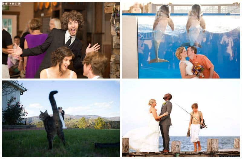 Cutest & Funniest Wedding Photobombs Ever. #20 is Hilarious, HaHa!