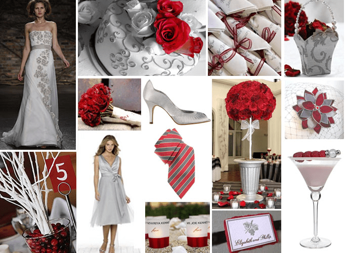 Wedding Color Palette: Silver