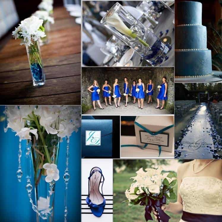 Wedding Color Palette: Royal Blue