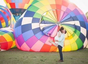 Stunning Hot Air Balloon Wedding Images