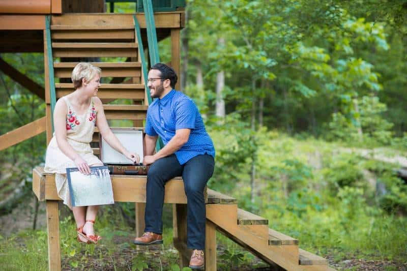Caitlin Dingle & Zarquis Martinez's engagement session at Tranqu