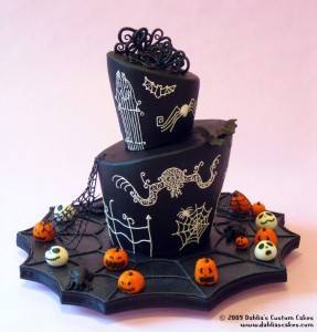 Stunning Halloween Wedding Cakes
