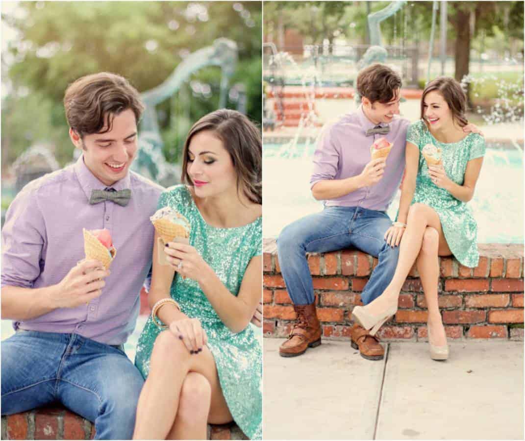 "First Date" Engagement Shoot - The Inspired Bride