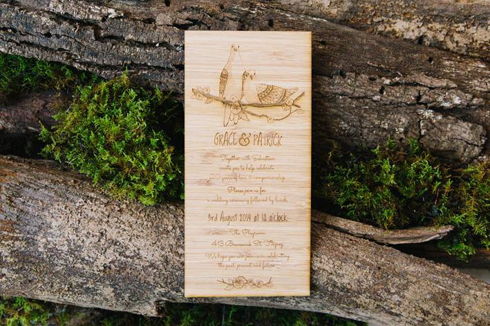 Foest invitation wedding