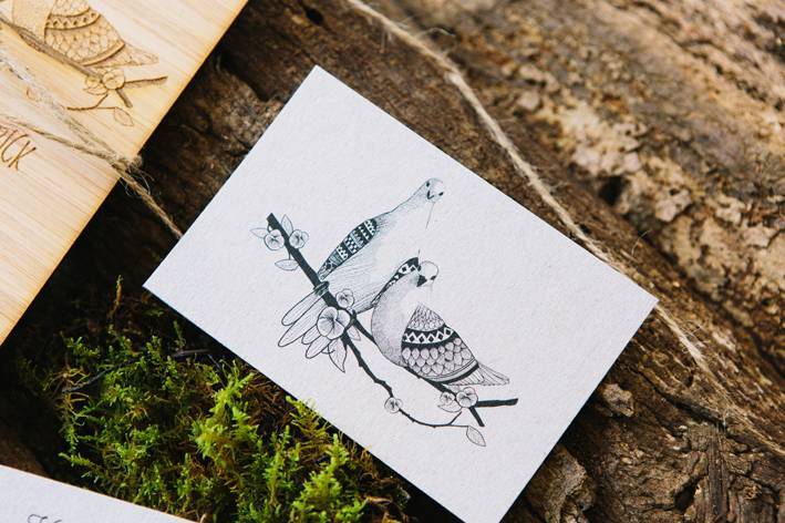 boxboard wedding invite