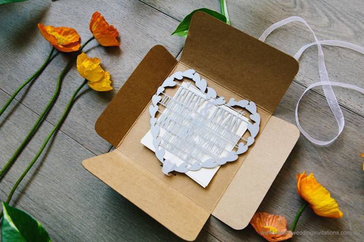 laser cut invitation