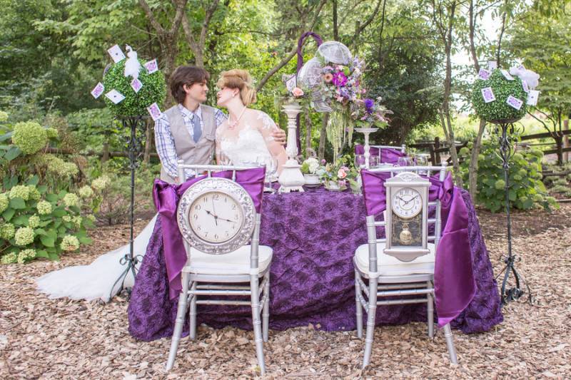 Whimsical Alice in Wonderland Wedding - Styled Shoot 105