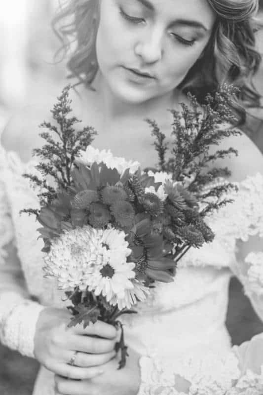 In Her Grandmother's Wedding Dress - A Bridal Shoot - The Inspired Bride