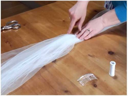 diy wedding veil