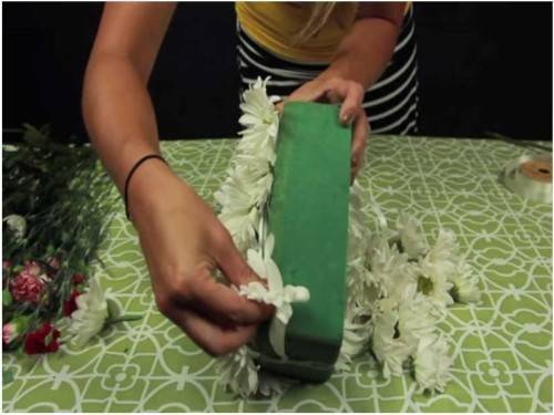 diy hanging flower ball