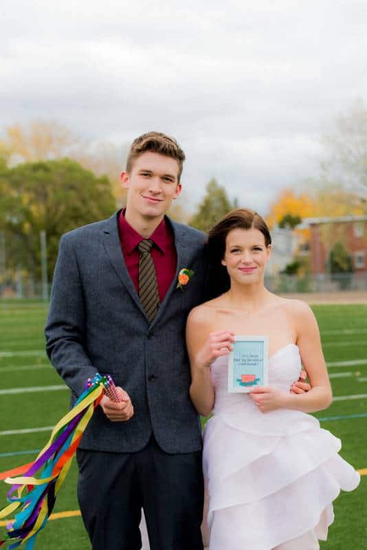 Touchdown! - A Wedding Inspiration Shoot