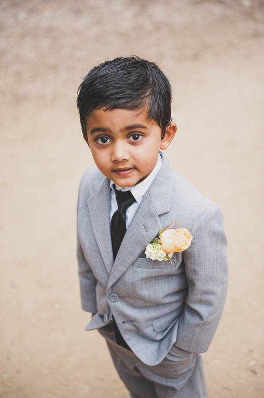 Celebrating Love In Coral And Gray