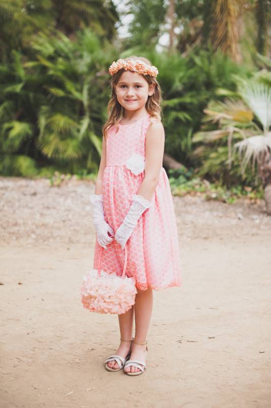 Celebrating Love In Coral And Gray