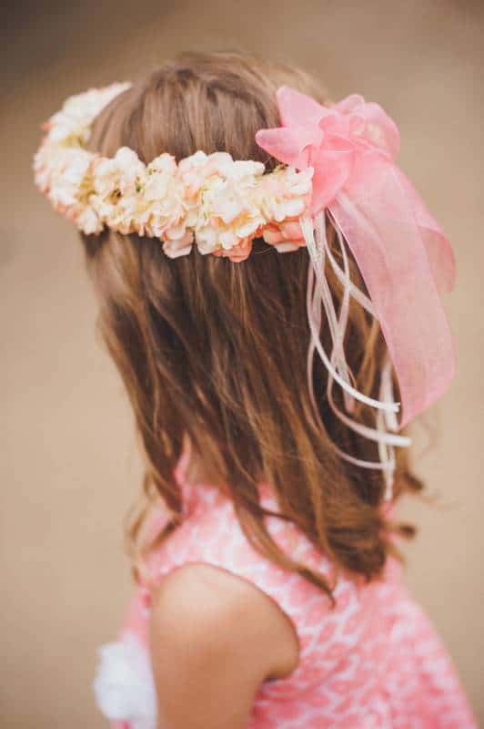 Celebrating Love In Coral And Gray