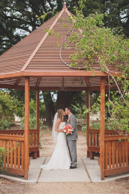 Celebrating Love In Coral And Gray