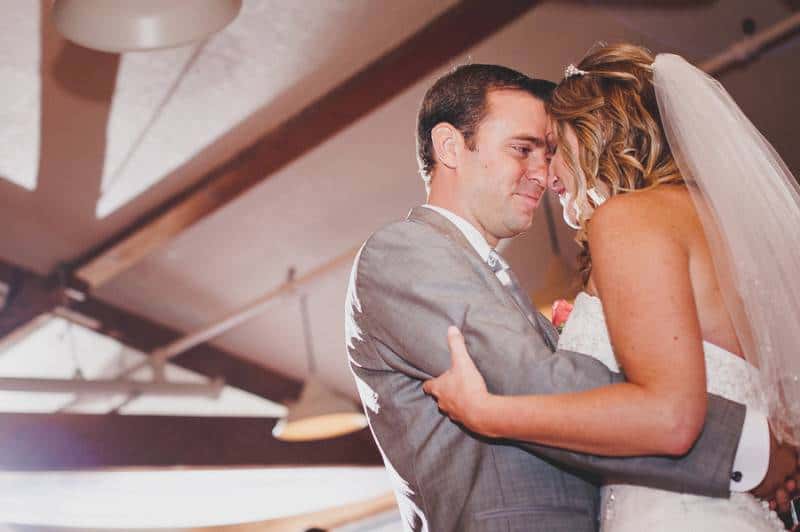 Celebrating Love In Coral And Gray