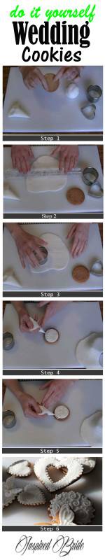 diy wedding cookies