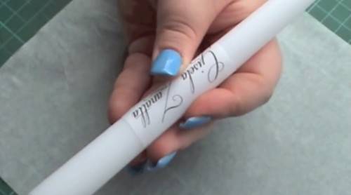 diy candle name tissue paper transfer