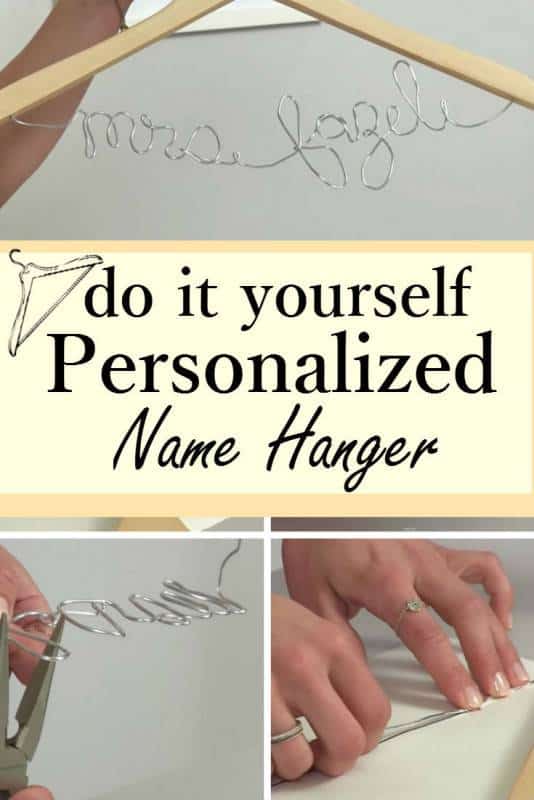 diy name hanger