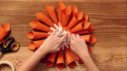 DIY Paper Dahlia