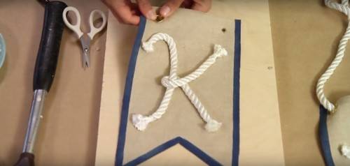 DIY Canvas Wedding Banner