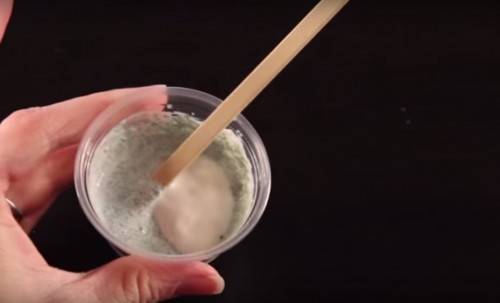 DIY glitter candle holder