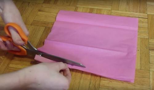 diy tissue tassel garland