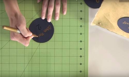 DIY wedding seating cards
