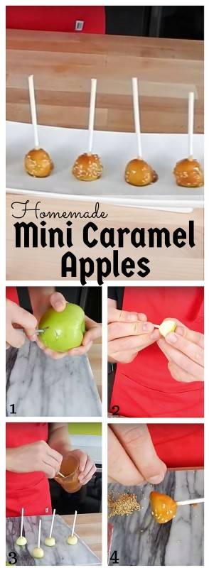 diy mini caramel apple
