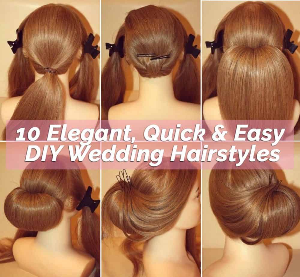 10 Elegant DIY Wedding Hairstyles