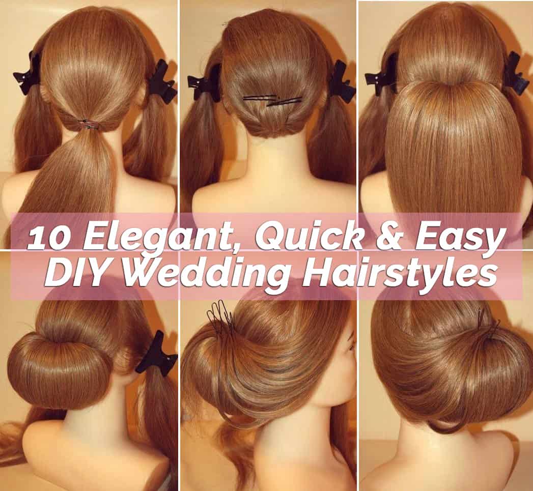 20 DIY Wedding Hairstyles with Tutorials to Try on Your Own   Elegantweddinginvitescom Blog