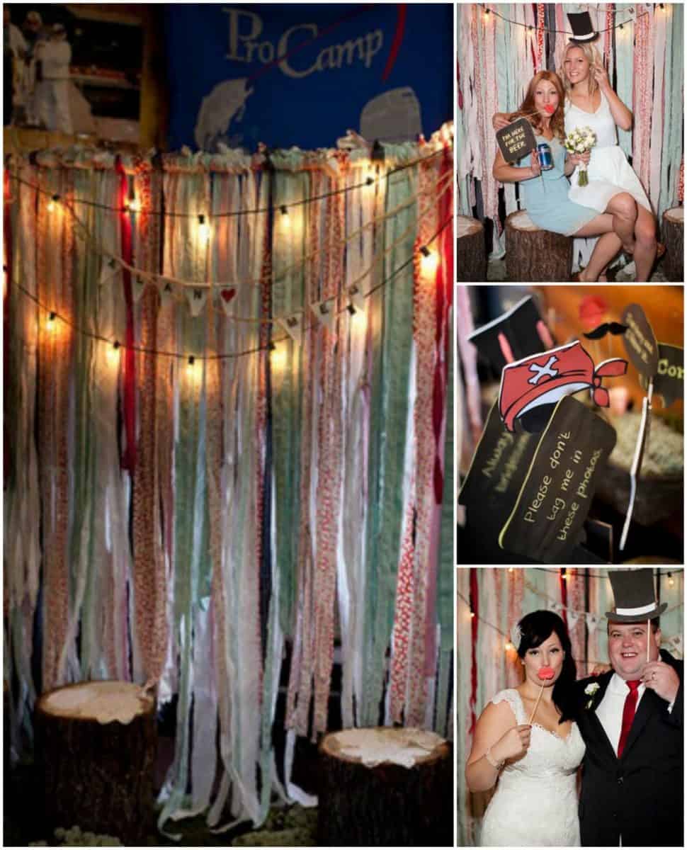 14 Charming DIY Photo Booth Backdrops For Wedding 39