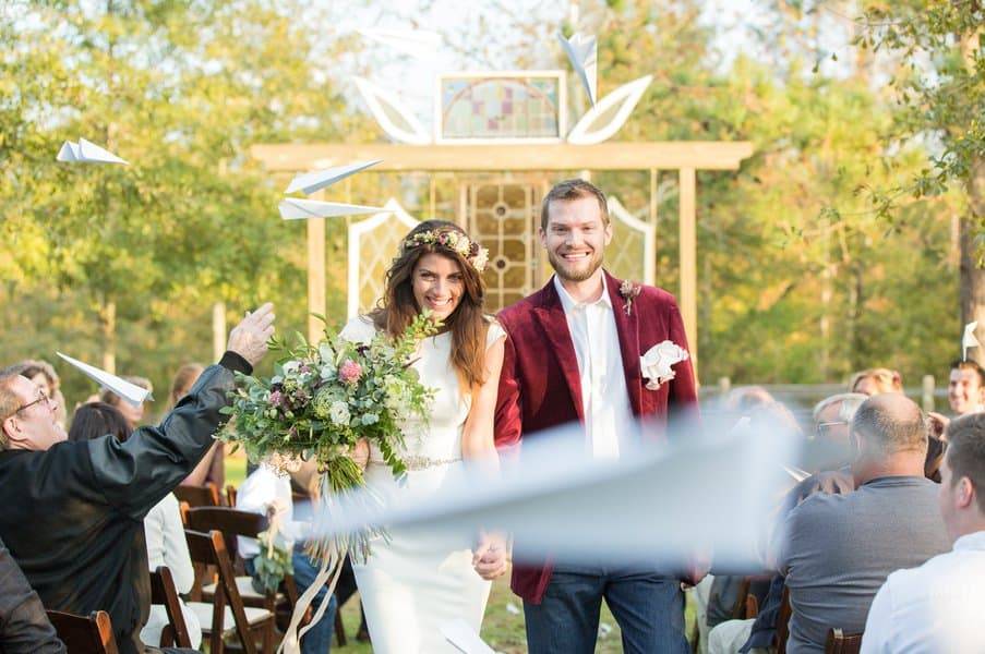 Rustic Boho Backyard DIY Wedding 71