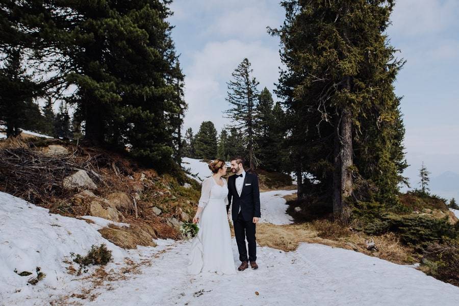 Trash The Dress Honeymoon Session in the Mountains of Austria 43