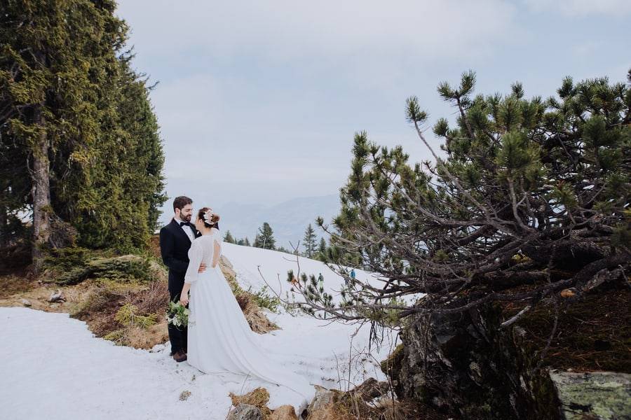 Trash The Dress Honeymoon Session in the Mountains of Austria 65