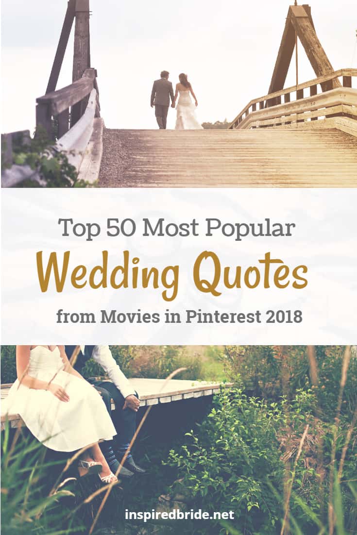 50 Most Popular Romantic Quotes for Your Big Day - Inspired Bride