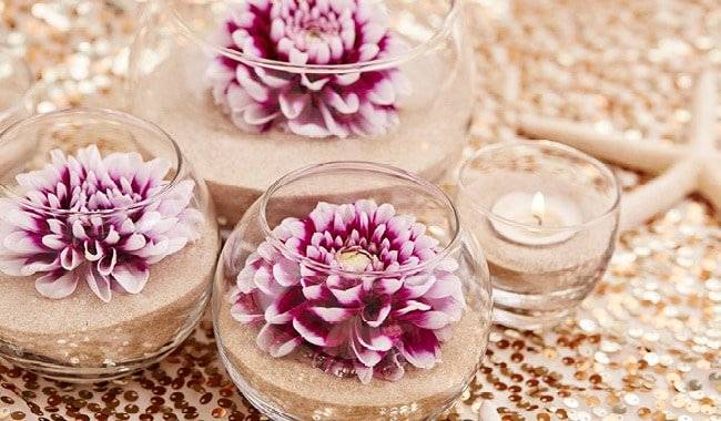 DIY Sandy Centerpieces For A Beach Themed Wedding DIY Sandy Centerpieces For A Beach Themed Wedding