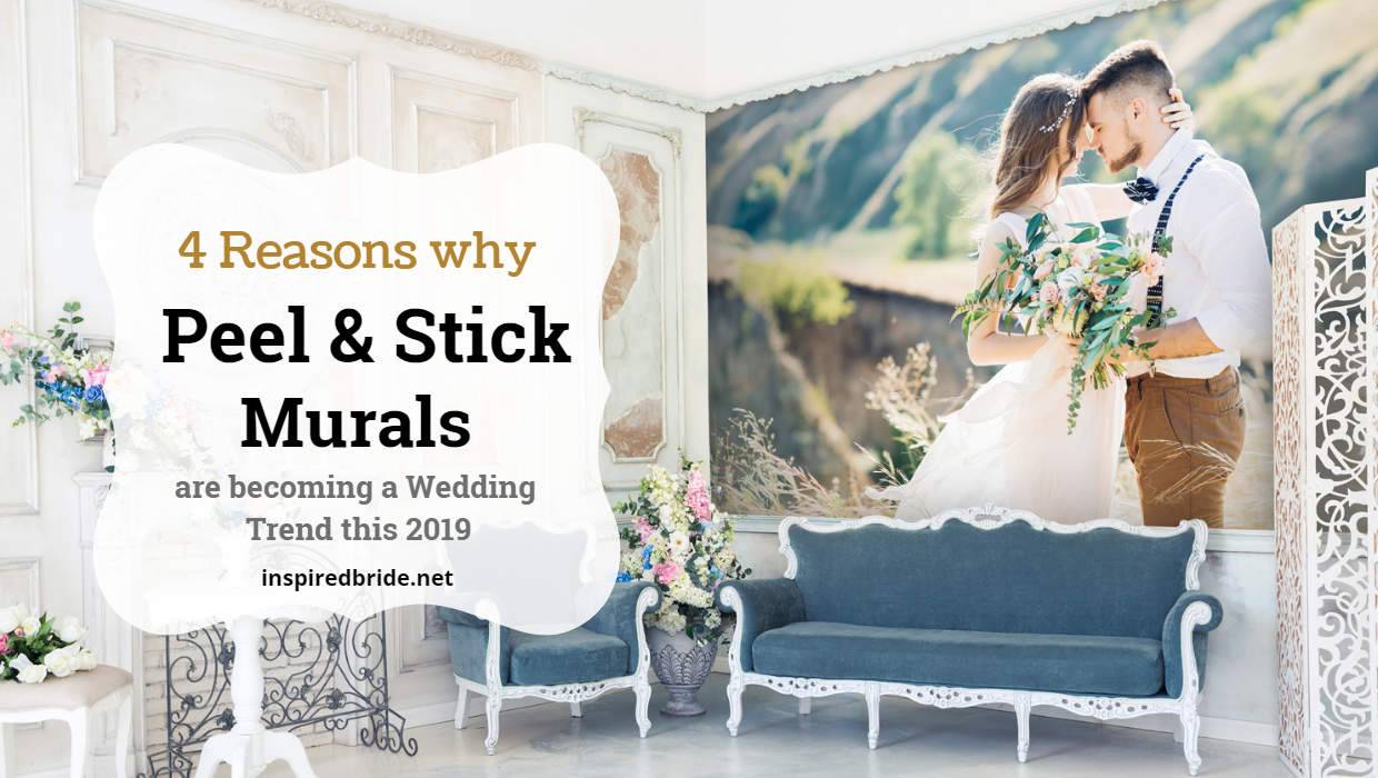4 Reasons why Peel and Stick Murals are becoming a Wedding Trend this Year 13