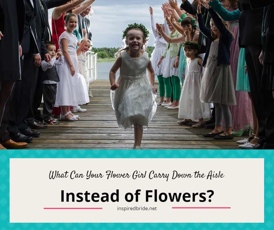 What Can Your Flower Girl Hold While Going Down The Aisle Instead Of Flowers? 1